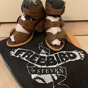 Beautiful ankle boots with fashion hardware